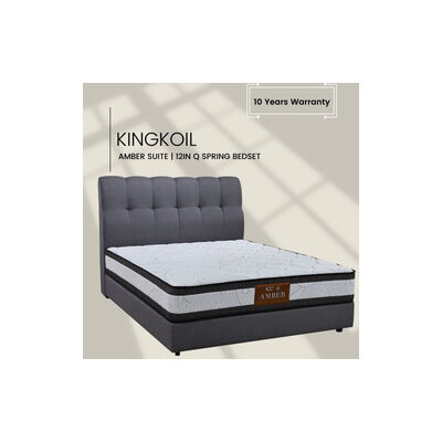 KINGKOIL Bg 12in Q Bonnel Bedset Kk Super X Spring AMBER SUITE