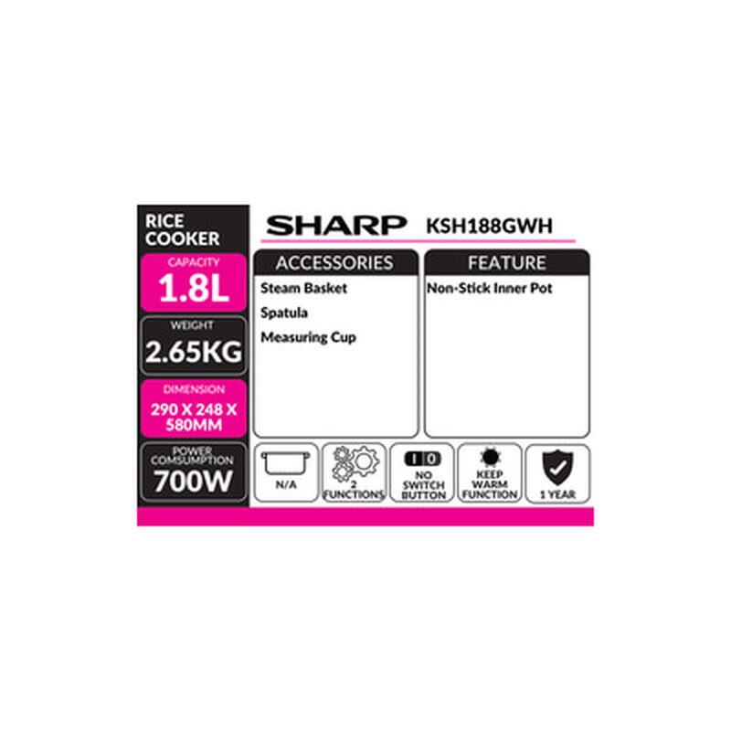 SHARP Rice cooker-image 3