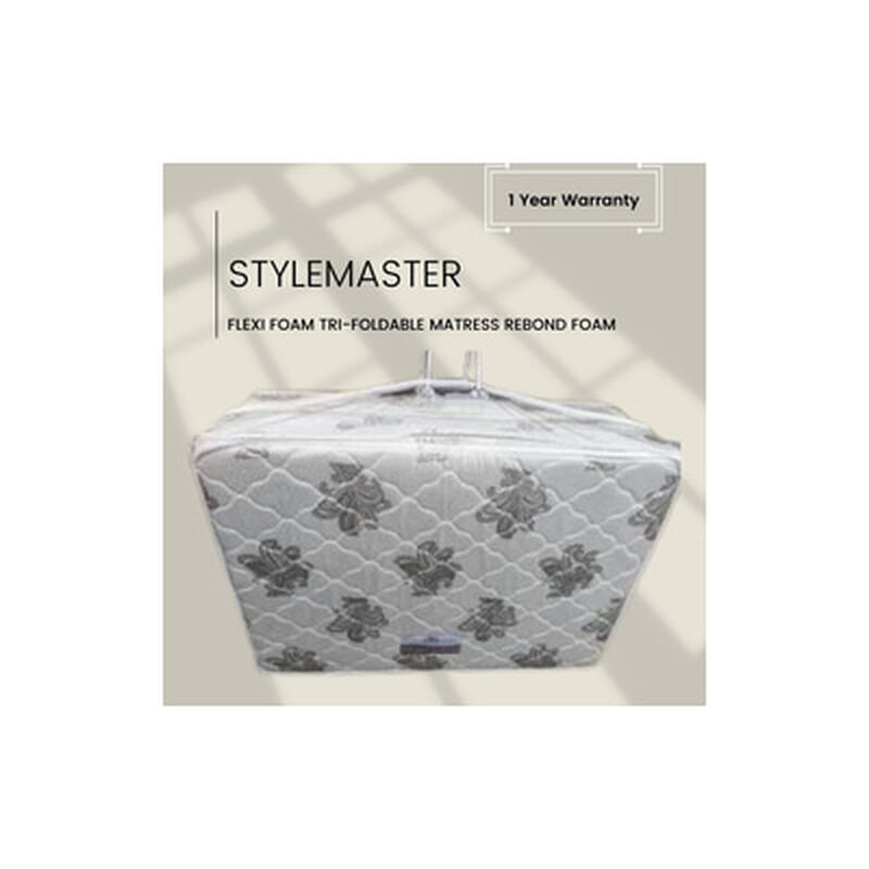 STYLEMASTER 4in S Trifold Rebond Mat Portable Packaging FLEXI FOAM-image null