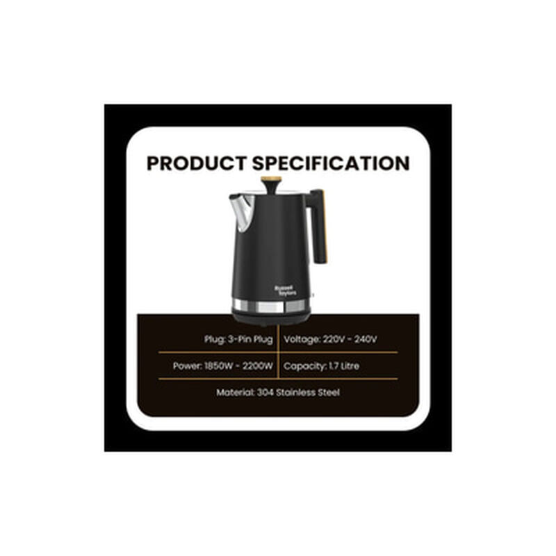 R.TAYLORS Kettle 1.7l RK30-image 3