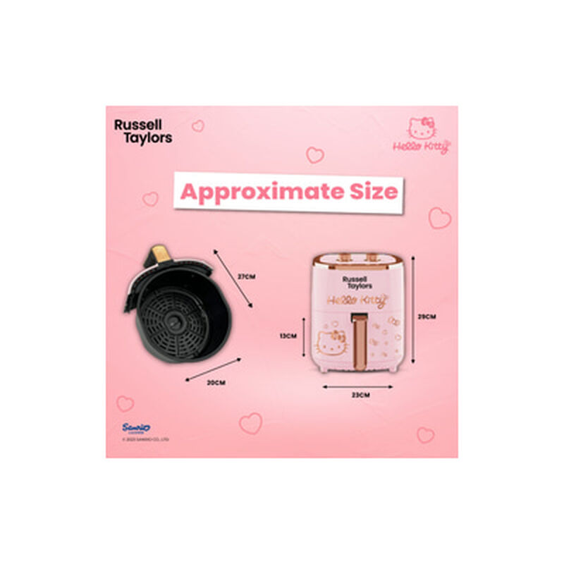 R.TAYLORS Air Fryer 4.5l Hello Kitty Z1-HK-image 5