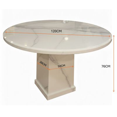 ND Ml Rnd120x120cm 1+6marble Beige Color NAMBA (BEIGE)
