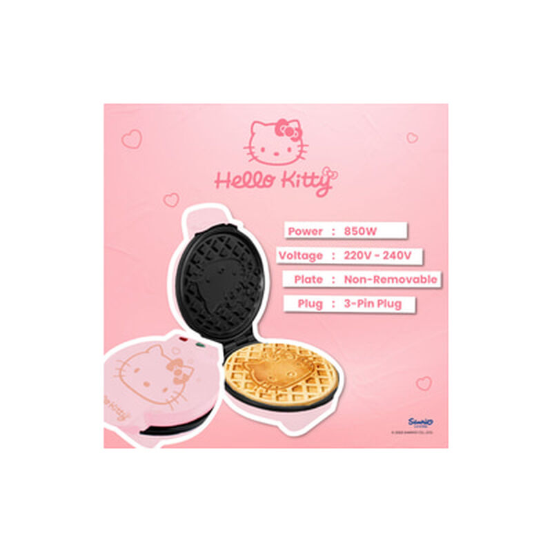 R.TAYLORS Waffle Maker Hello Kitty MW-25HK-image 5