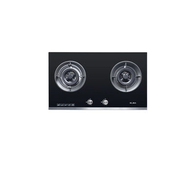 ELBA Build In Gas Hob-2 Burner Tempered Glass EGH-K8742G(BK)