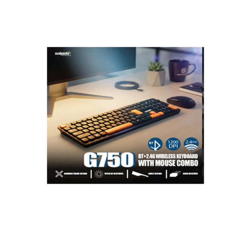 SALPIDO Bluetooth Keyboard G-750(BLK)-image 2