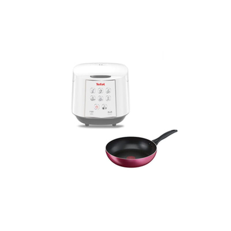 TEFAL Rcooker 1.8l+ Frypan 26cm RK7321+B2240596-image 1