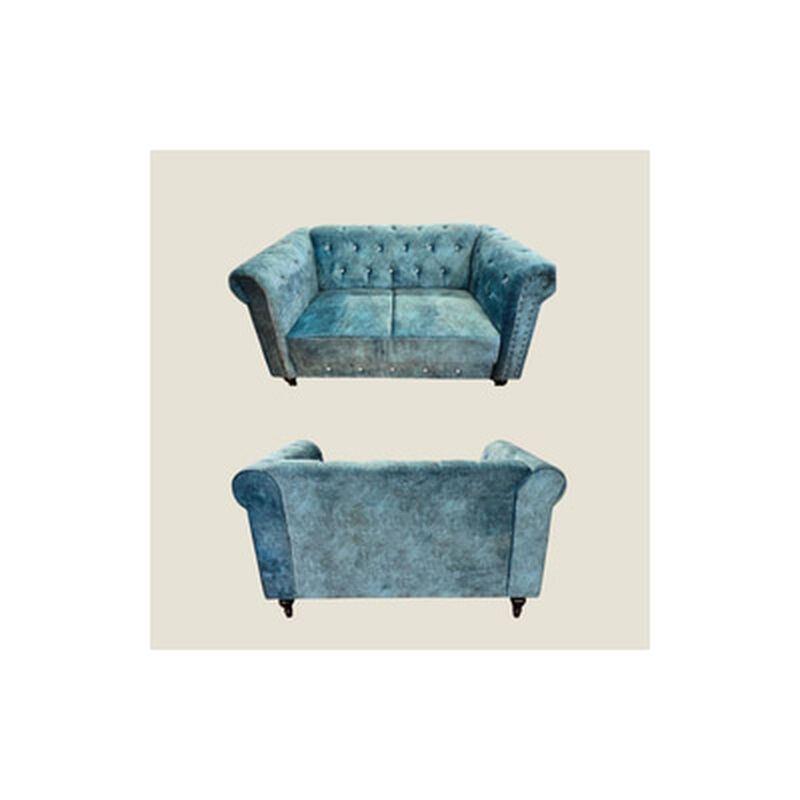 NICOLLO 3+2+1+ct Sofa Set Chesterfield Sofa EMPOLI (OCEAN)-image 4