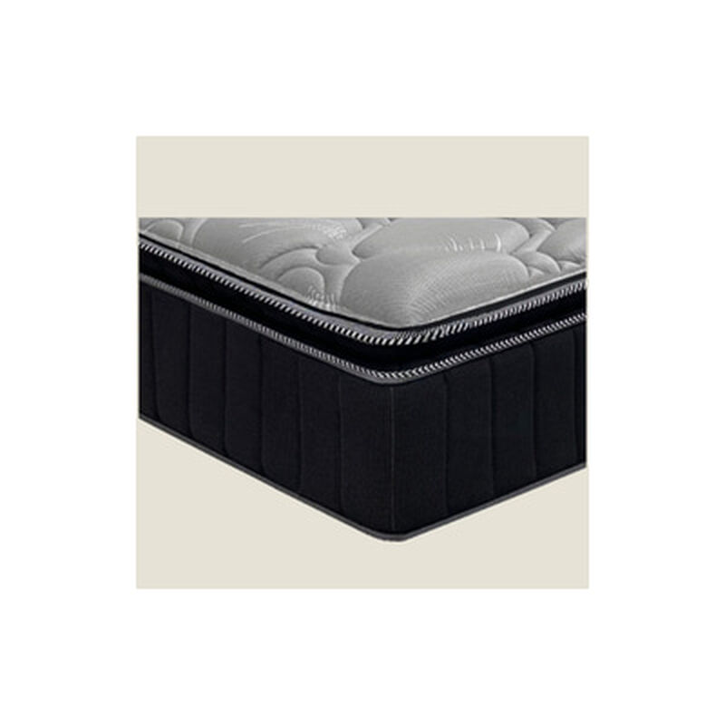 SILENTNIGHT Ce 13in Q Pocket Mat Pillow Top+hr Foam BLK PLUSHTEX-image 3