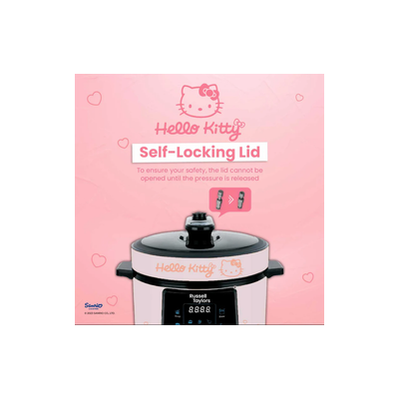 R.TAYLORS Pressure Cooker 6l Hello Kitty D2-HK-image 3
