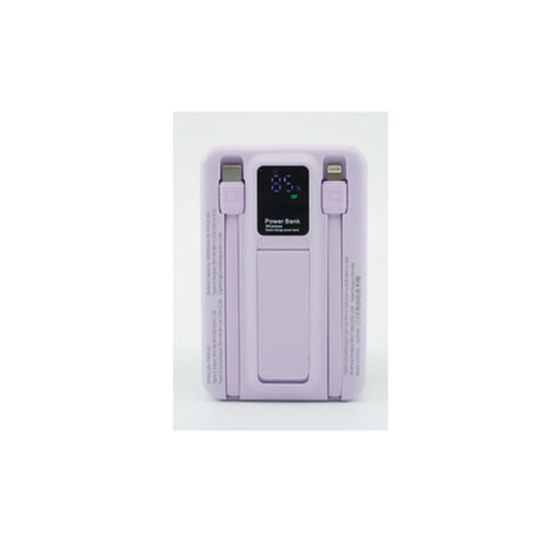 SALPIDO 10000mah Wireless Pwrbank SAL-PWB125-PUR-image 2