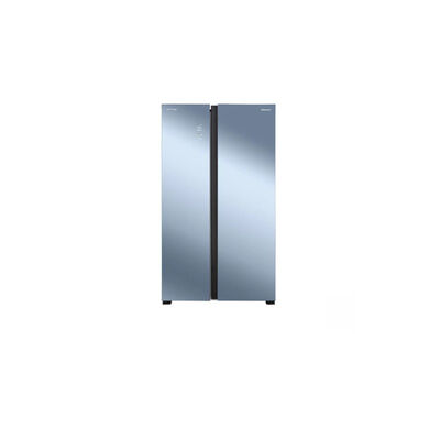 HISENSE Side By Side 660l (black Glass) RS728N4ABU