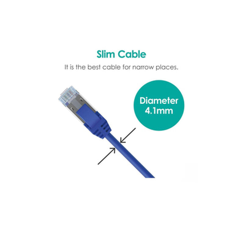 ELECOM Lan Cable 5m Cat 7 LD-TWSS/BU5-image 3