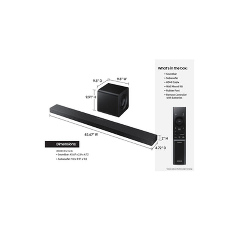 SAMSUNG 3.1.2ch Q-soundbar HW-QS700F/XM-image 4