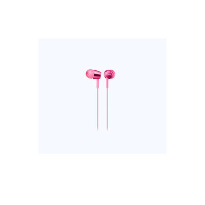 SONY In Ear Headphone With Mic Pink Color MDREX155APPQE