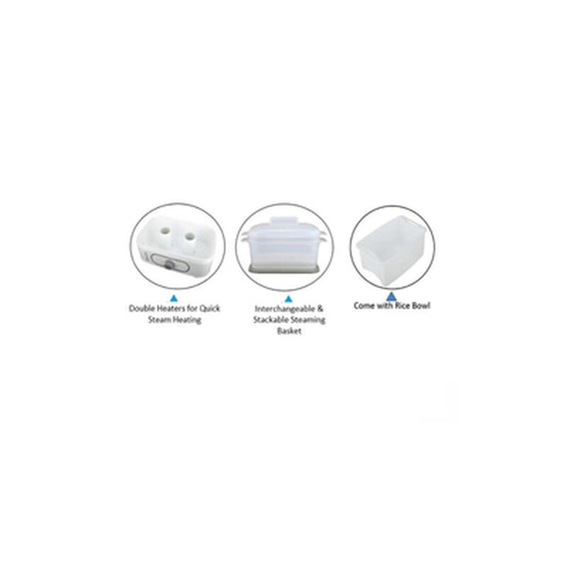 ELBA Food Steamer 20l EFS-M2028(WH)-image 2