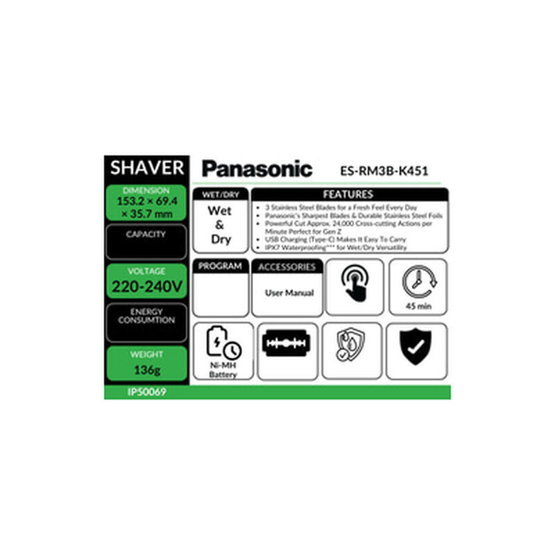 PANASONIC Shaver ES-RM3B-K451-image 4