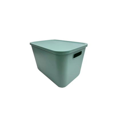 Green Storage Box With Lid EM QBOX XXL
