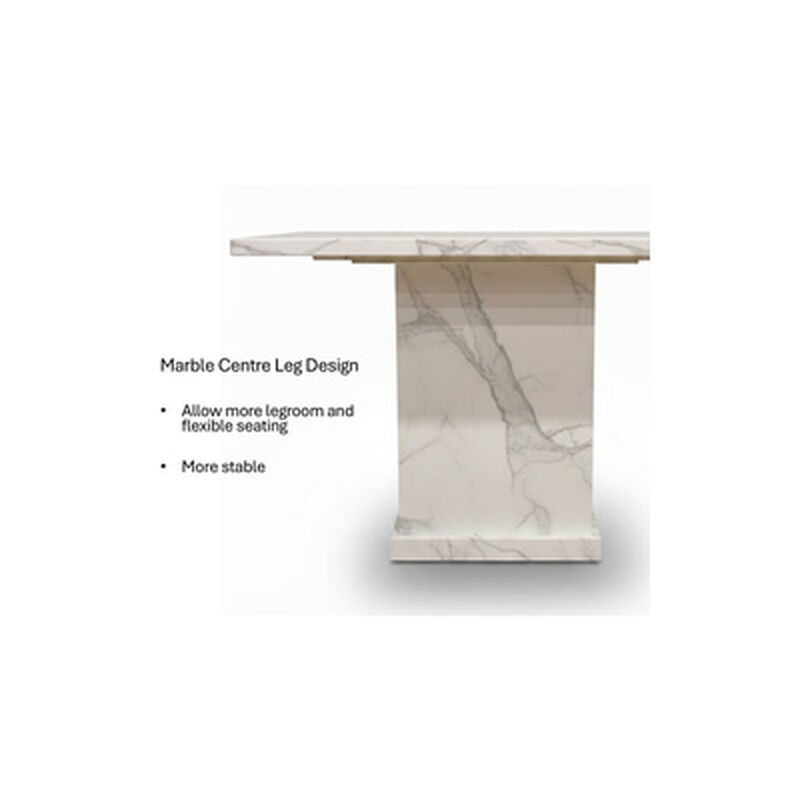 ND Rec marble dining set-image 6