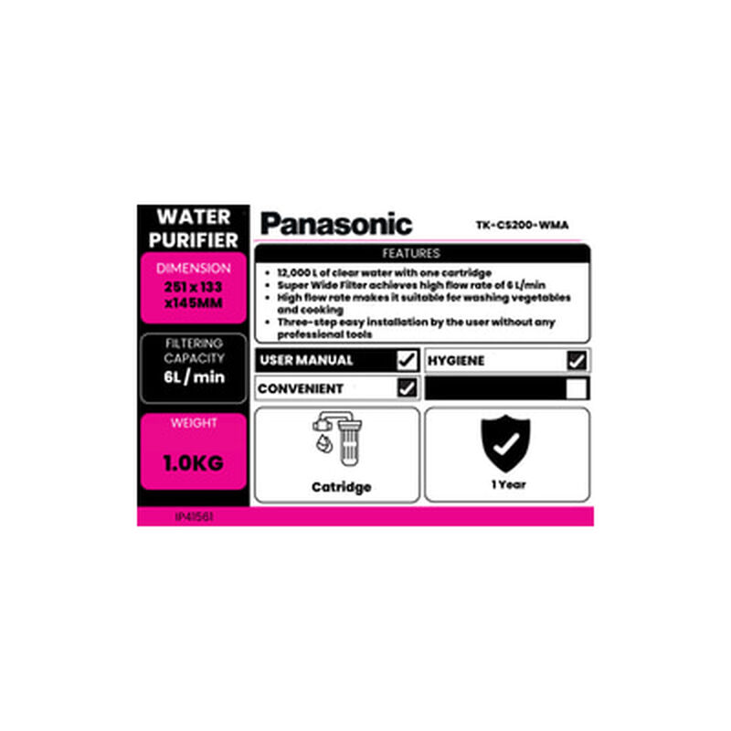 PANASONIC Water Purifier 6l TK-CS200-WMA-image 4
