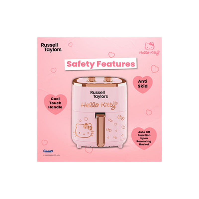 R.TAYLORS Air Fryer 4.5l Hello Kitty Z1-HK-image 2