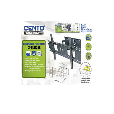 CENTO Tv Bracket 50-100in Full Motion CT-PLB120B