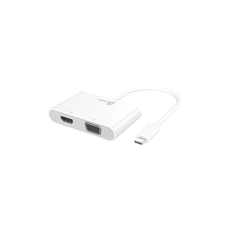 J5CREATE Usb-c To Vga+hdmi Usb3.0+pd Adapter JCA175-image 1