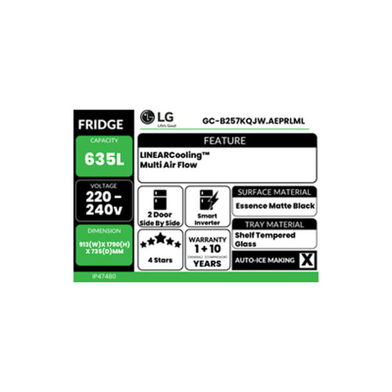 LG Side By Side 635l GC-B257KQJW.AEPRLML-image 11
