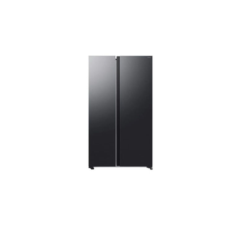 SAMSUNG Side By Side Fridge 680l Black RS70F65QNFME-image 1