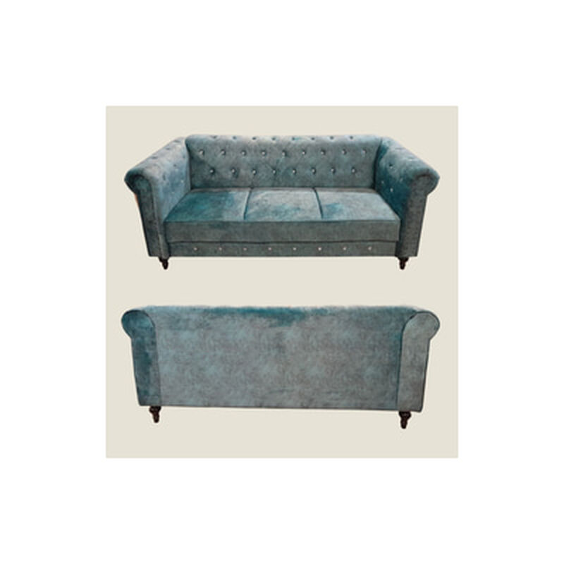 NICOLLO 3+2+1+ct Sofa Set Chesterfield Sofa EMPOLI (OCEAN)-image 3