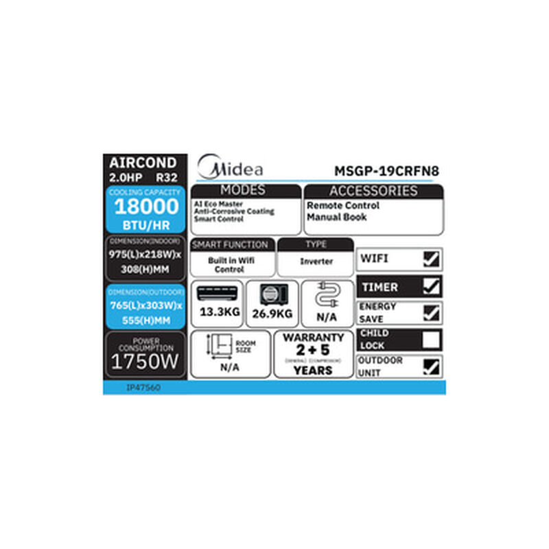 MIDEA Split air cond-image 3