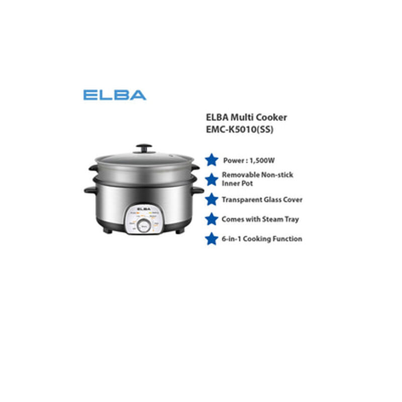 ELBA Multicooker 5l EMC-K5010(SS)-image 3