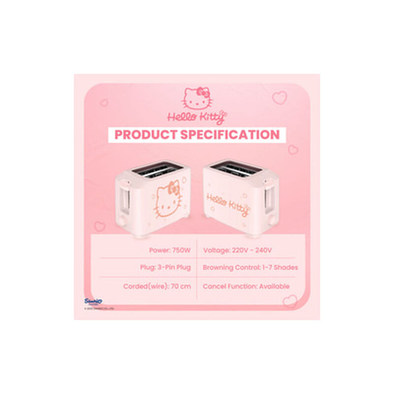 R.TAYLORS Toaster Hello Kitty T1HK-image 7