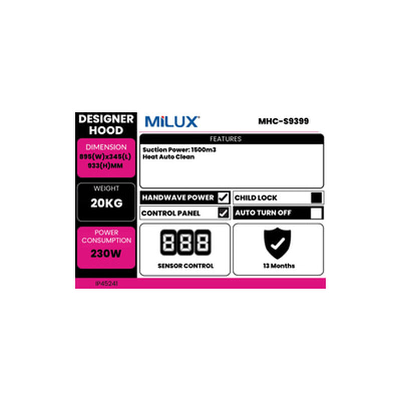 MILUX Designer Hood MHC-S9399-image 2