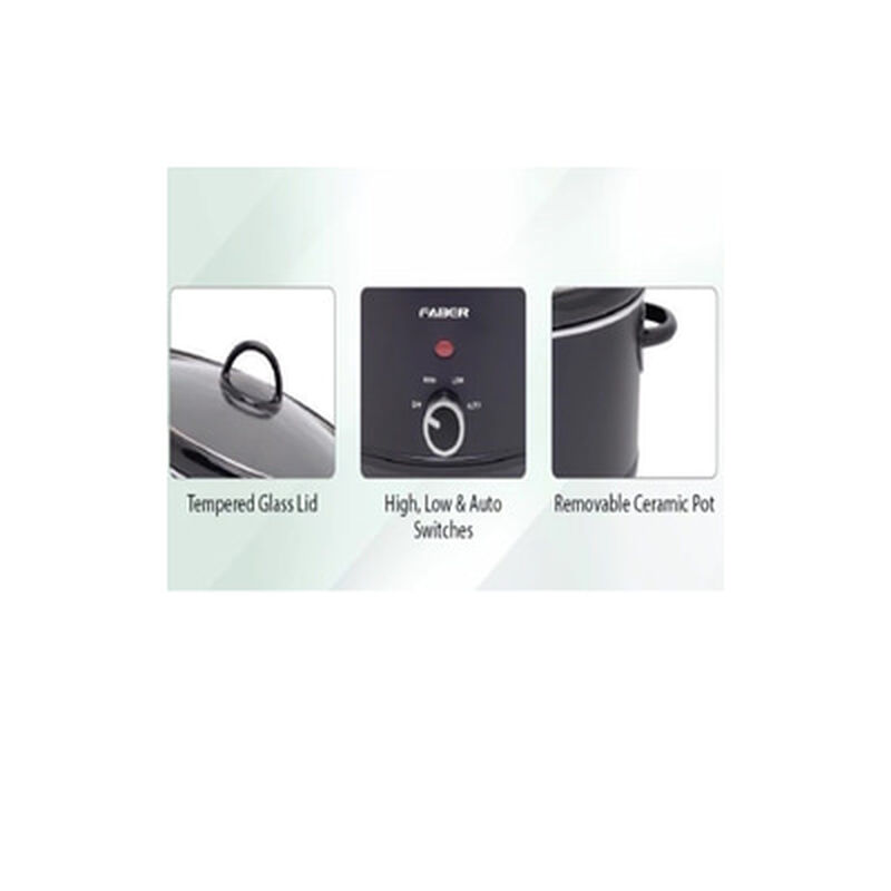 FABER Slow Cooker 1.5l FBR-FSC 150BK-image 2