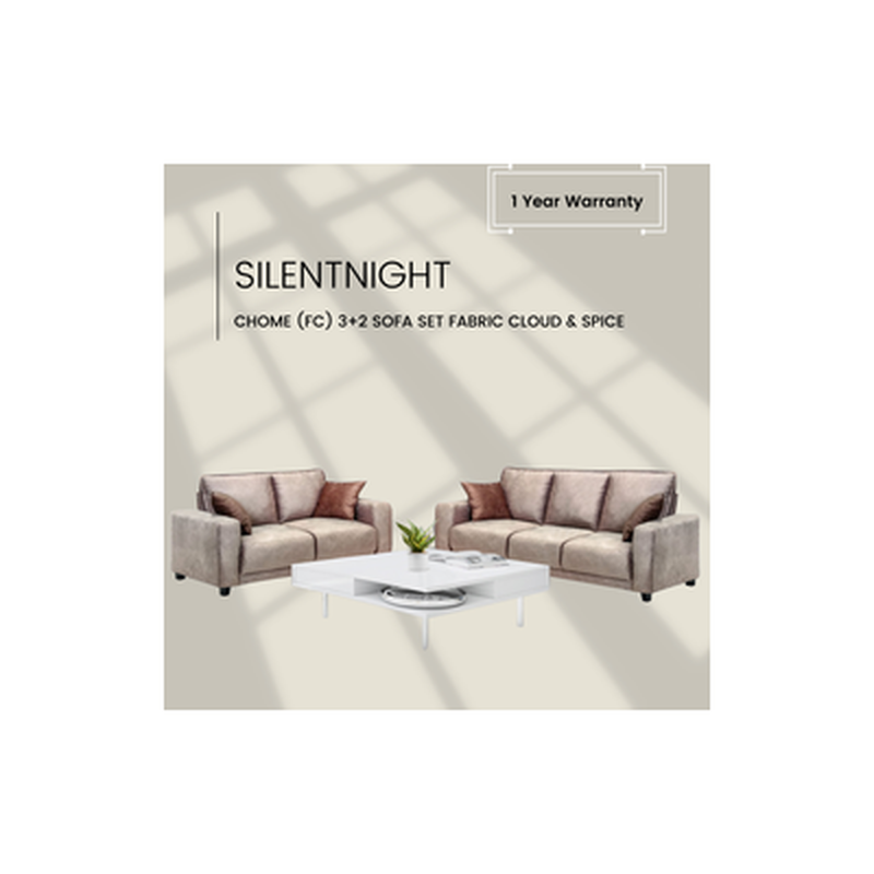 SILENTNIGHT Sf 3+2 Fab Sofa Set CHOMEL (FC)-image 1