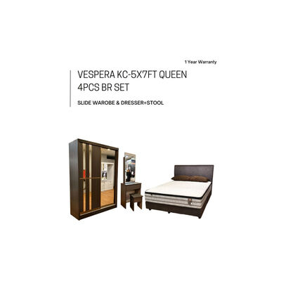 HH Kc-5x7ft Q 4pcs Br Set 3d Pu Black VESPERA