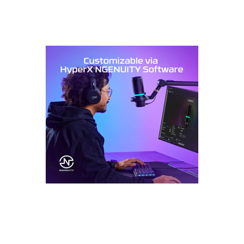 HYPER X Usb Black Microphone Duocast Black/rgb 4P5E2AA-image 7