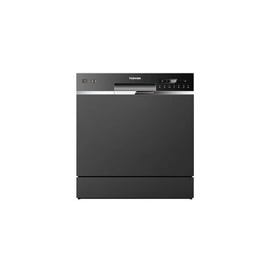 TOSHIBA Tabletop Dishwasher 8 Setting Blk DW-FL22T1(B)-MY