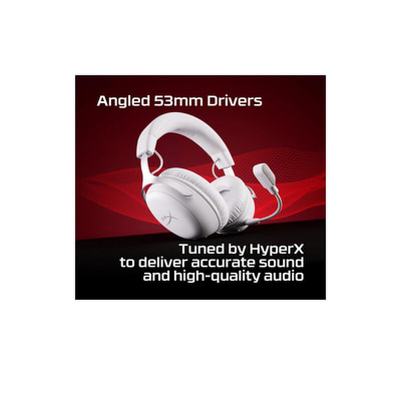HYPER X Wireless Gaming Headset Hyperx Cloud Iii S White AX6G1AA-image 8