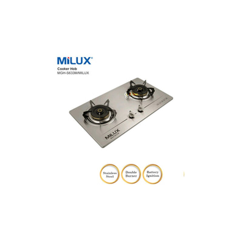 MILUX Bulit In Hob Stainless Steel MGH-S633M-image 3