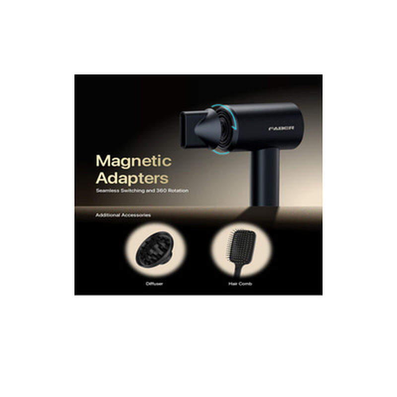 FABER Hair Dryer Gift Set FHD AURA LG1803BK-image 5