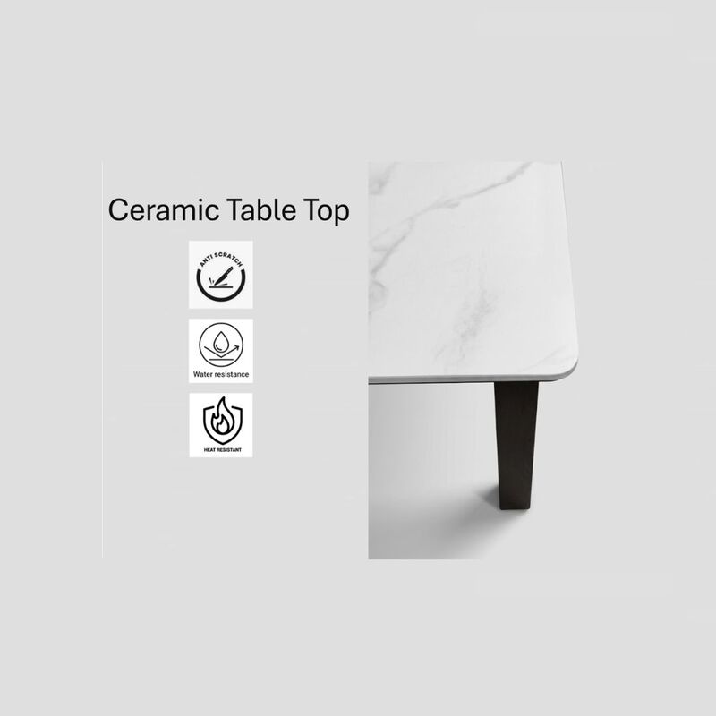 DHEP Ml 160x90cm 1+6 Ceramic White Color IMARI-image 4