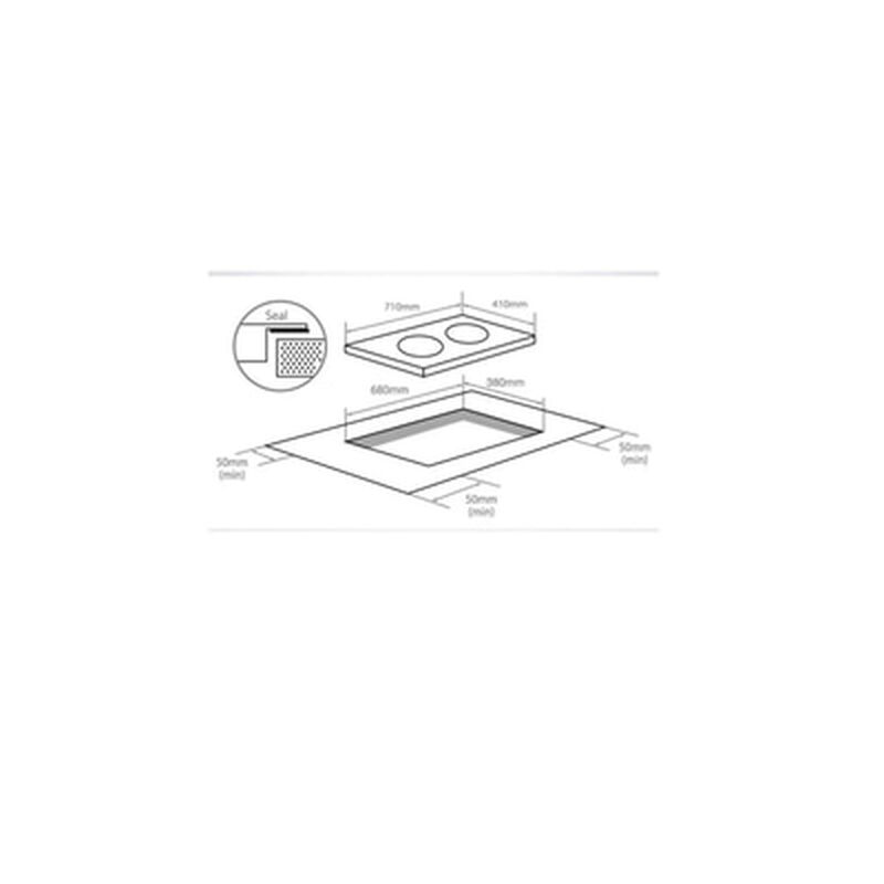 ELBA Built In Induction Hob EIC-Q7092ST(BK)-image 2