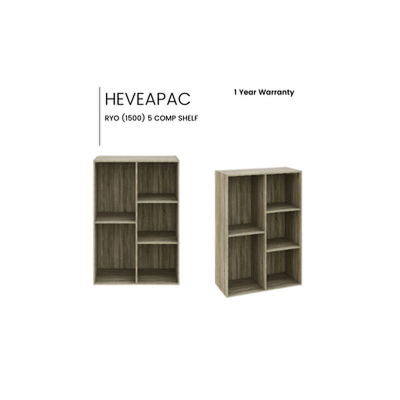 HEVEAPAC 5 Comp Shelf RYO (1500)-image null