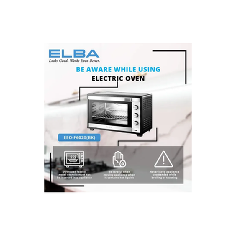 ELBA Electric Oven 60l EEO-F6020(BK)-image 2