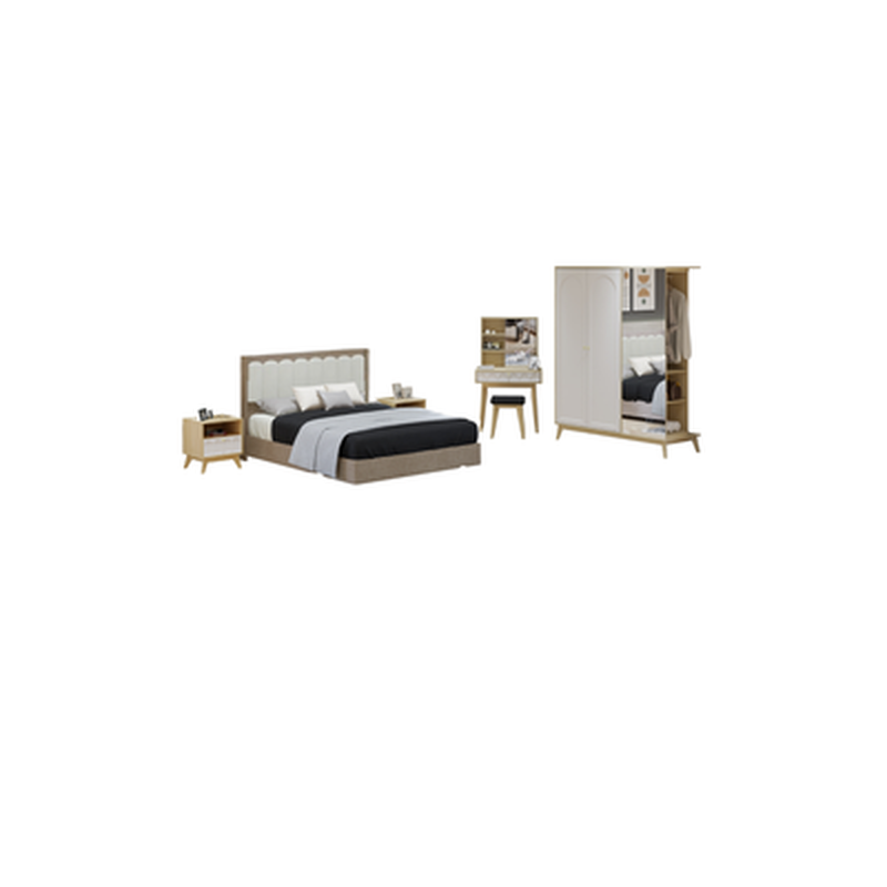 DHEP Kc-5x7ft 5pcs Q Br Set Pu Oak+white Spray Paint ANTARES-image null