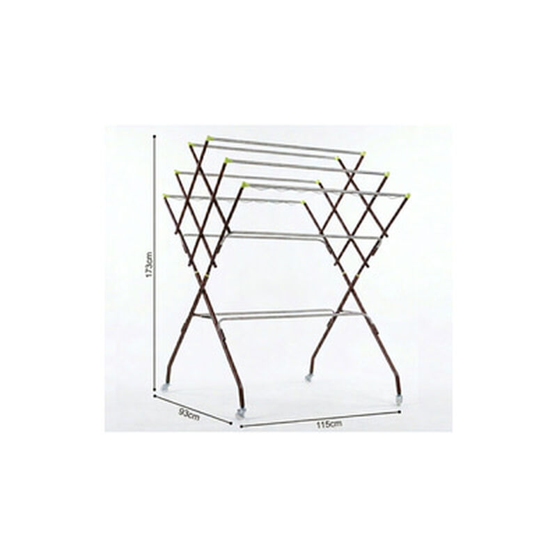Outdoor Clothes Hanger Metal 10 Bar ASA-image 3