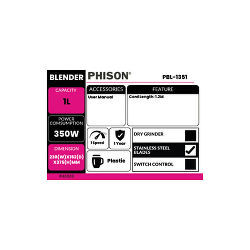 PHISON Blender 1.0l PBL-1351-image 4