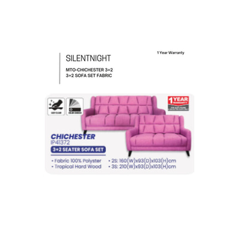 SILENTNIGHT Cp 3+2 Sofa Set MTO-CHICHESTER-image null