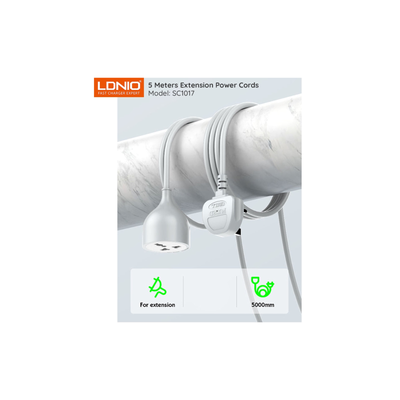 LDNIO Powerstrip W Extension-5m SC1017